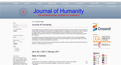 Desktop Screenshot of journalofhumanity.com